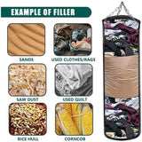 100/120Cm Unfilled Heavy Punching Bag Professional Boxing Sandbag with Hanging Accessorie for MMA Muay Thai Kickboxing Taekwondo