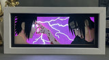 Uchiha Sasuke and Uzumaki Naruto 3D Anime LED Light Box NARUTO Action Figure Toys Paper Carving Light Kid Decoration Toy