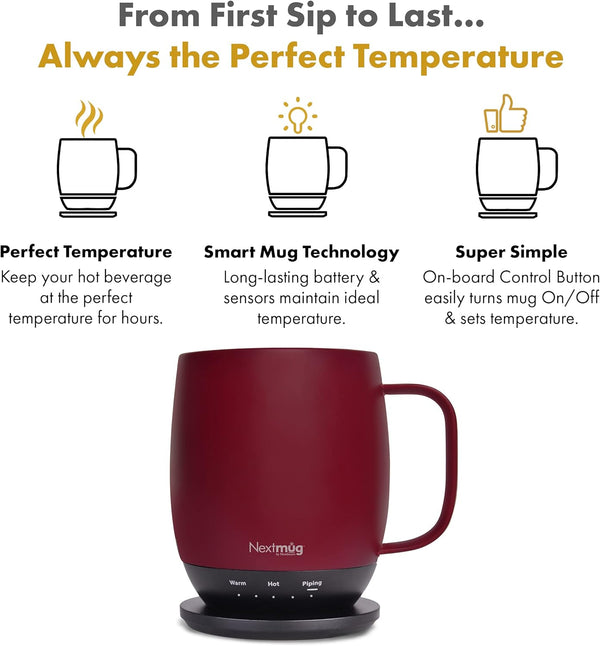 Nextmug™ Temperature-Controlled Coffee Mug™